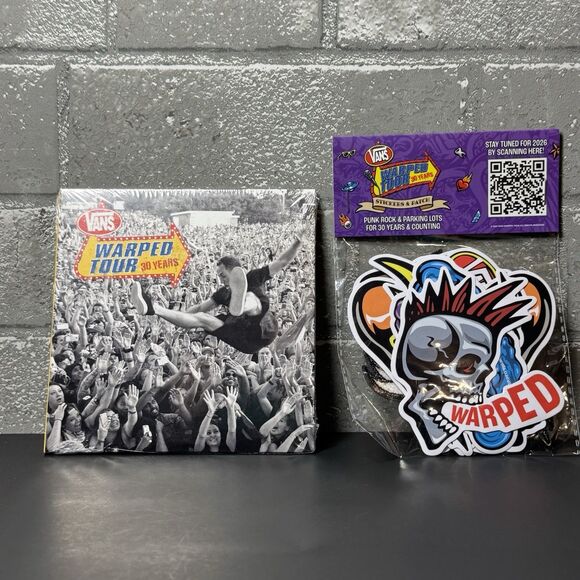Warped Tour Other - Vans Warped Tour 30 Years 2CD Compilation With Sticker Patch Pack Sealed
